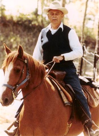 Harold Barclay amb el seu cavall Coral