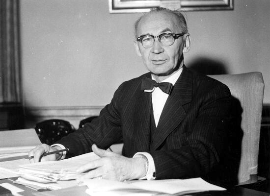 Ragnar Casparsson, governador del comtat de Västmanland (3 de desembre de 1958)