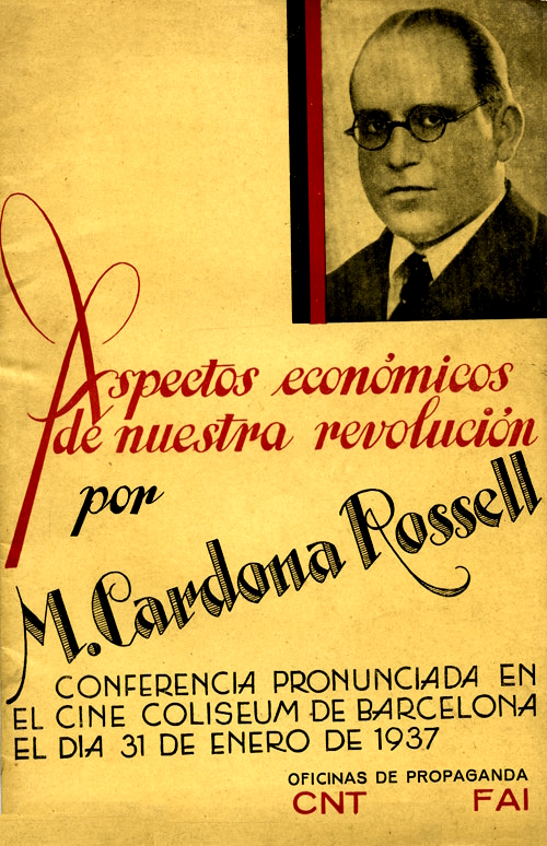Portada del fullet de la conferència (1937)