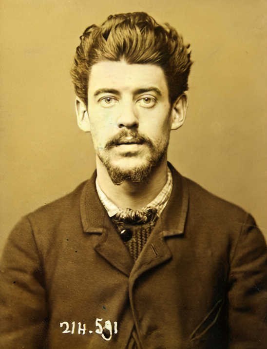 Foto policíaca d'Henri Guérin (22 de febrer de 1894)
