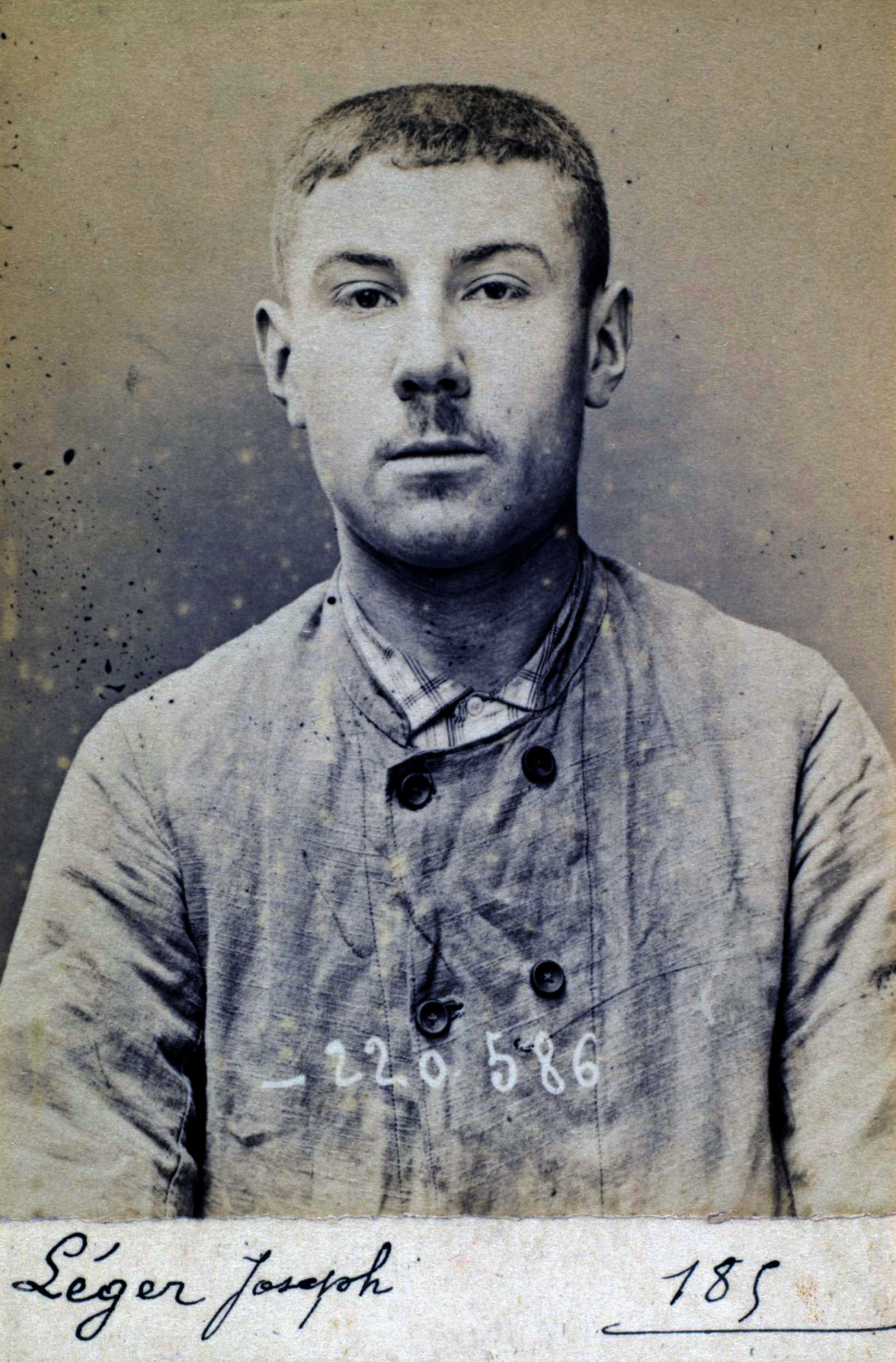Foto policíaca de Charles Léger (4 de juliol de 1894)