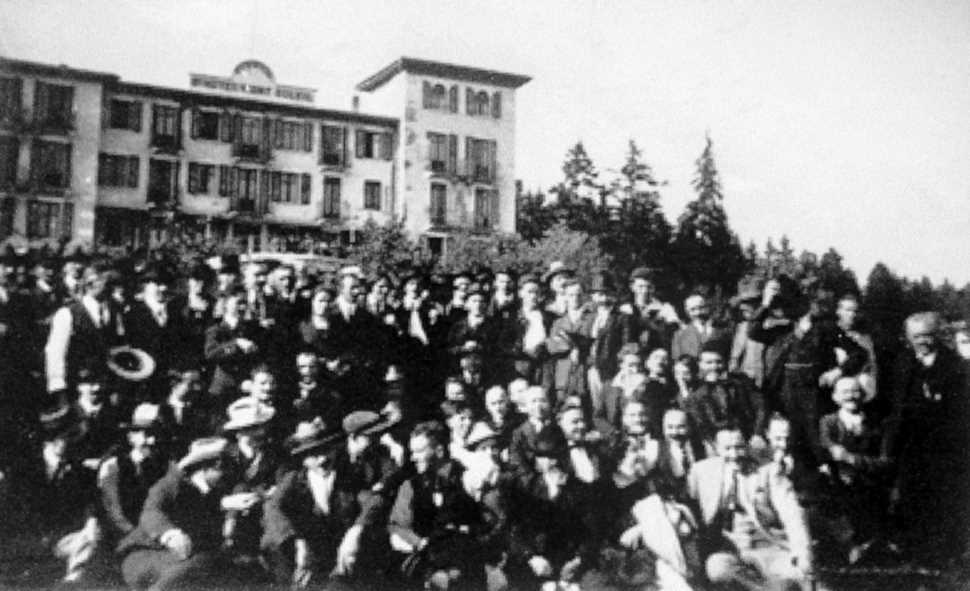 Un moment de la trobada a Saint-Imier de 1922