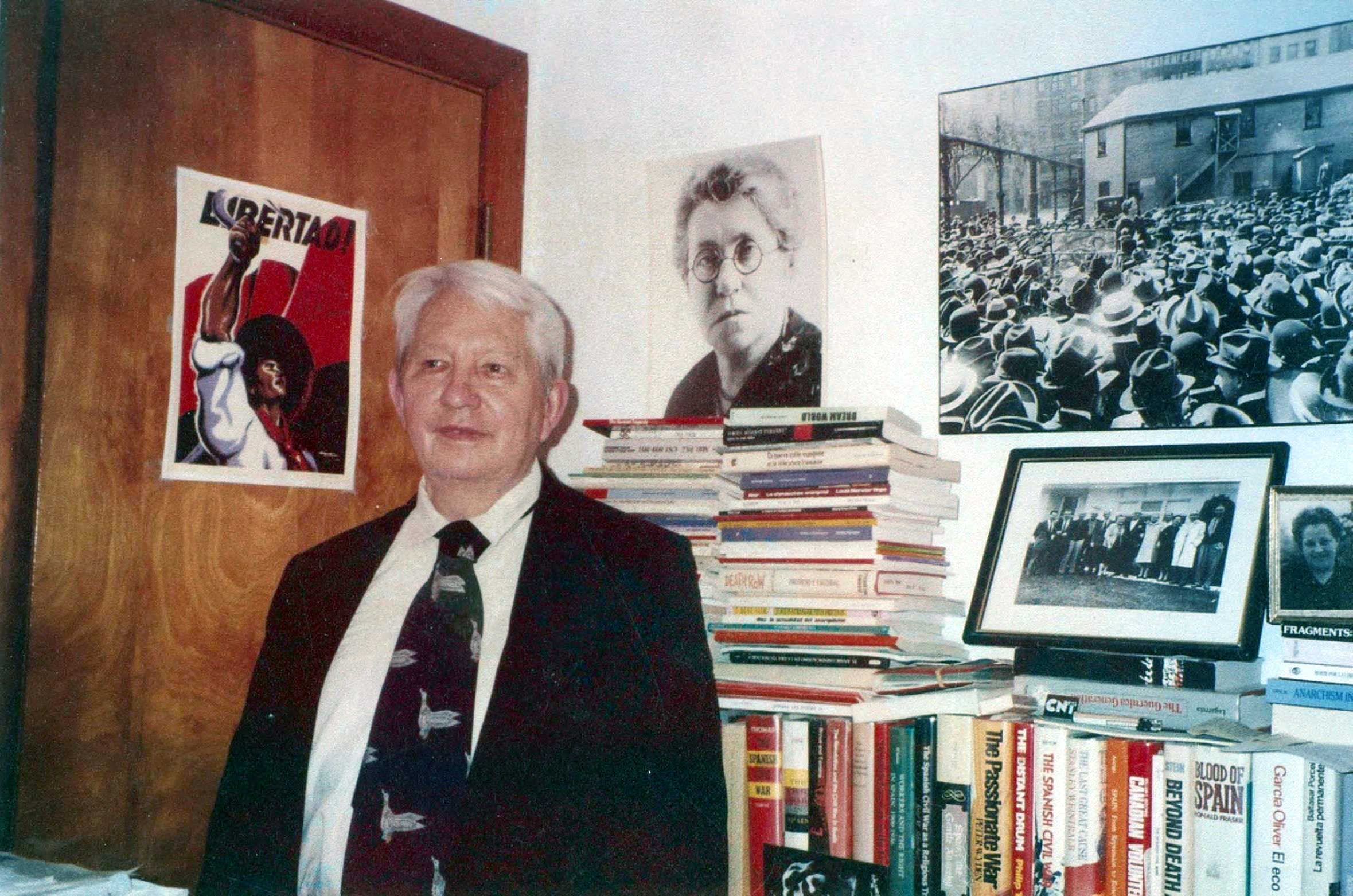 Edward C. Weber al domicili de Federico Arcos Martínez (ca. 1998). Foto de Julie Herrada