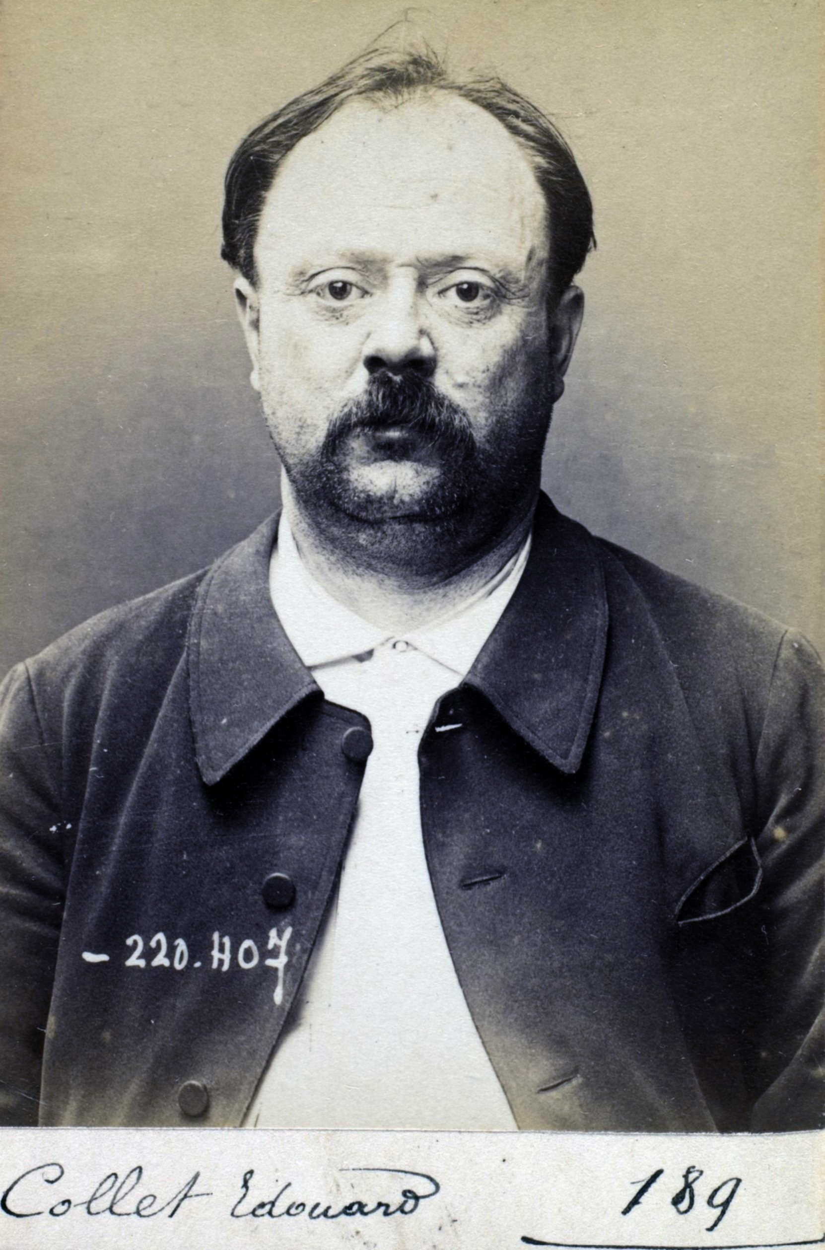 Foto policíaca de Jean Baptiste Collet (2 de juliol de 1894)