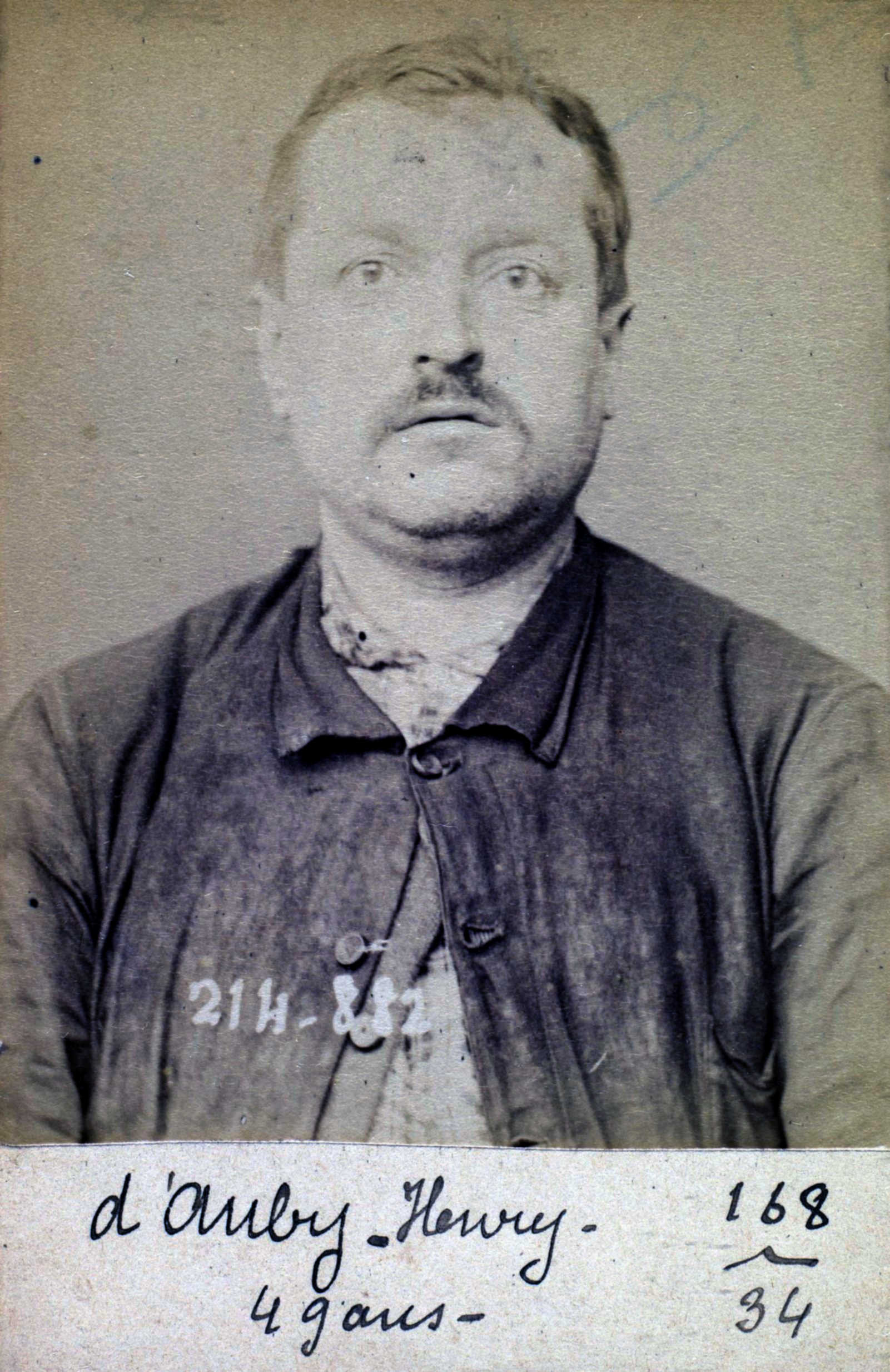 Fotografia policíaca d'Henri D'Auby (28 de febrer de 1894)