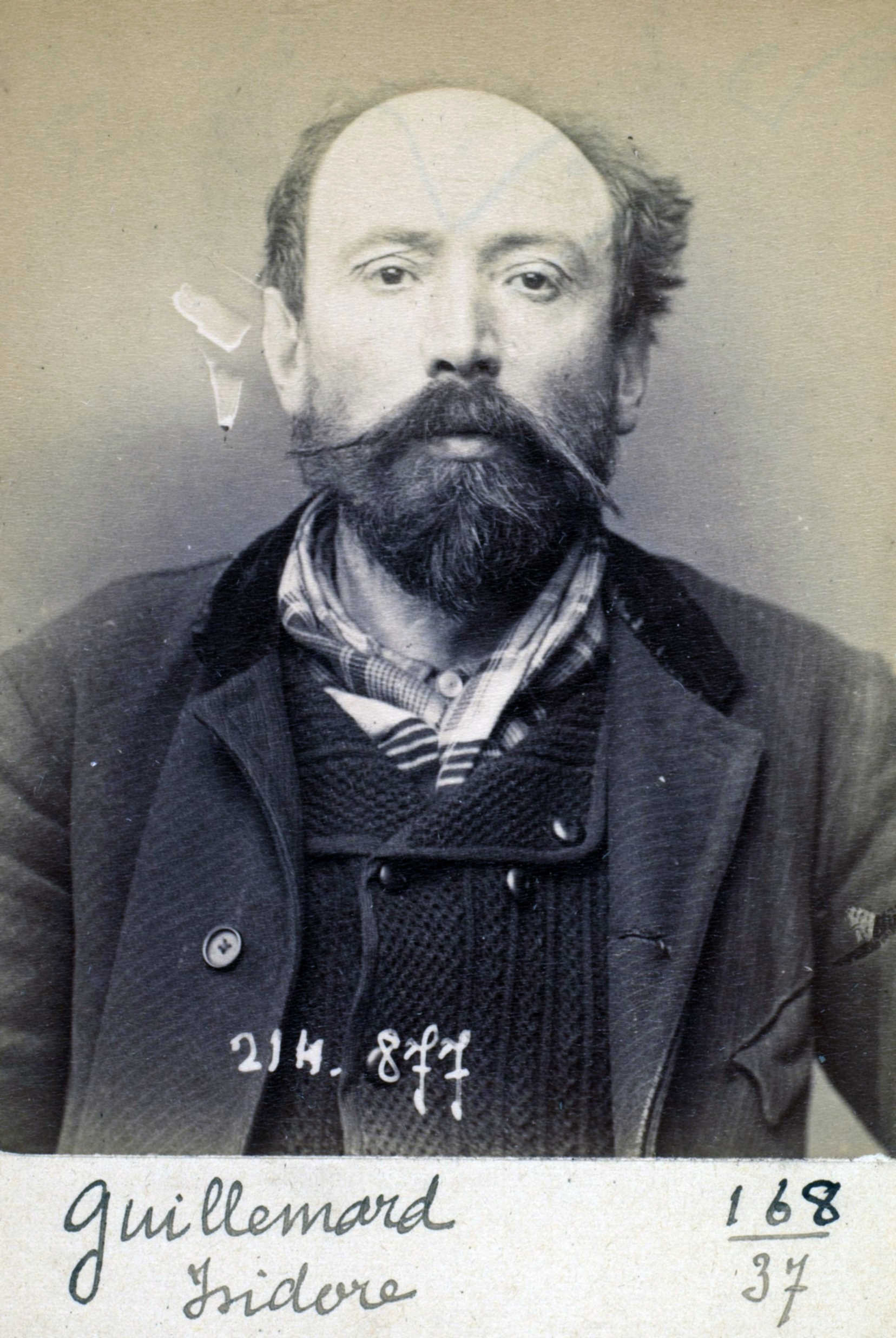 Foto policíaca d'Isidore Guillemard (28 de febrer de 1894)