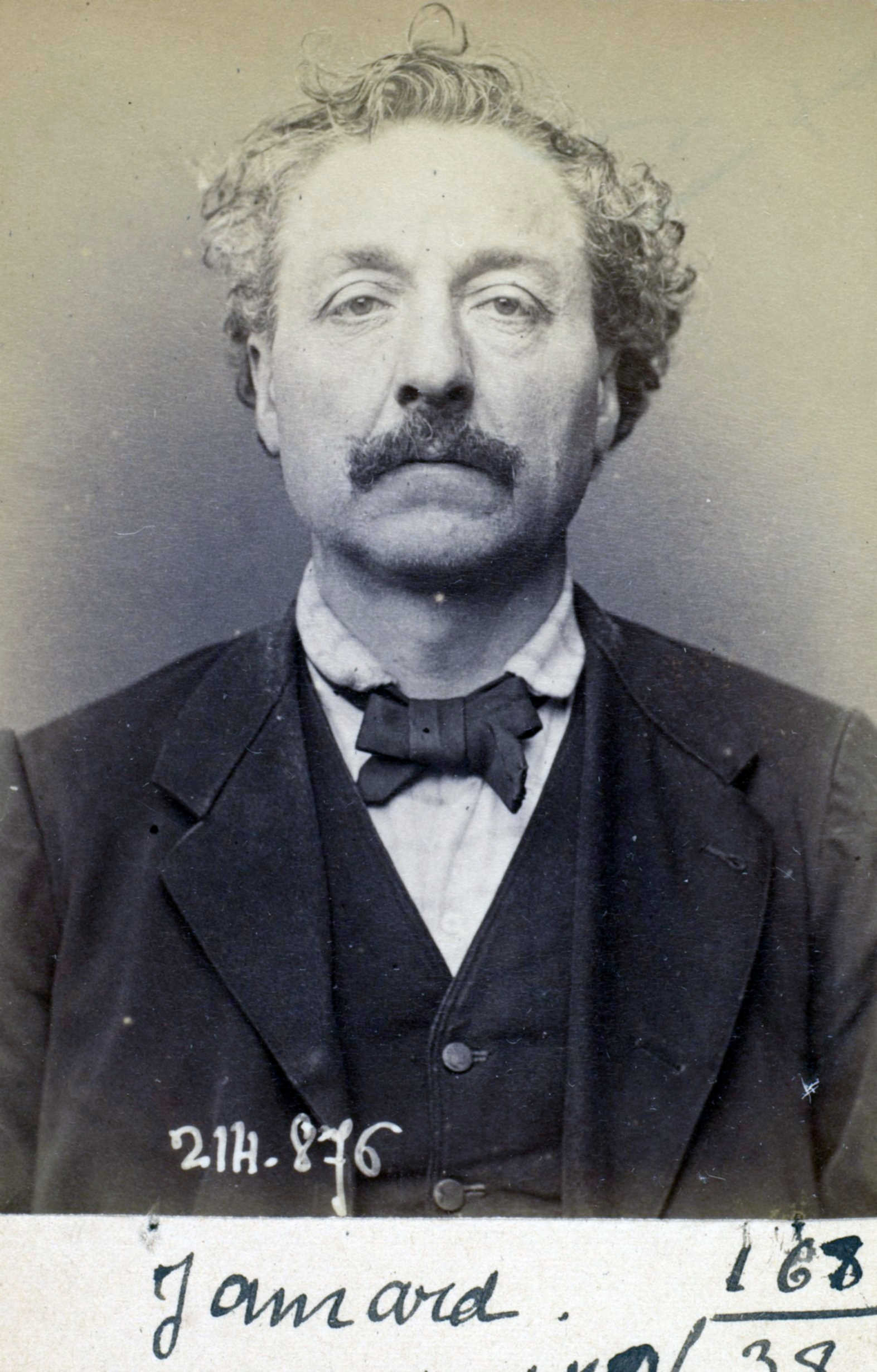 Foto policíaca d'Alphonse Jamard (28 de febrer de 1894)