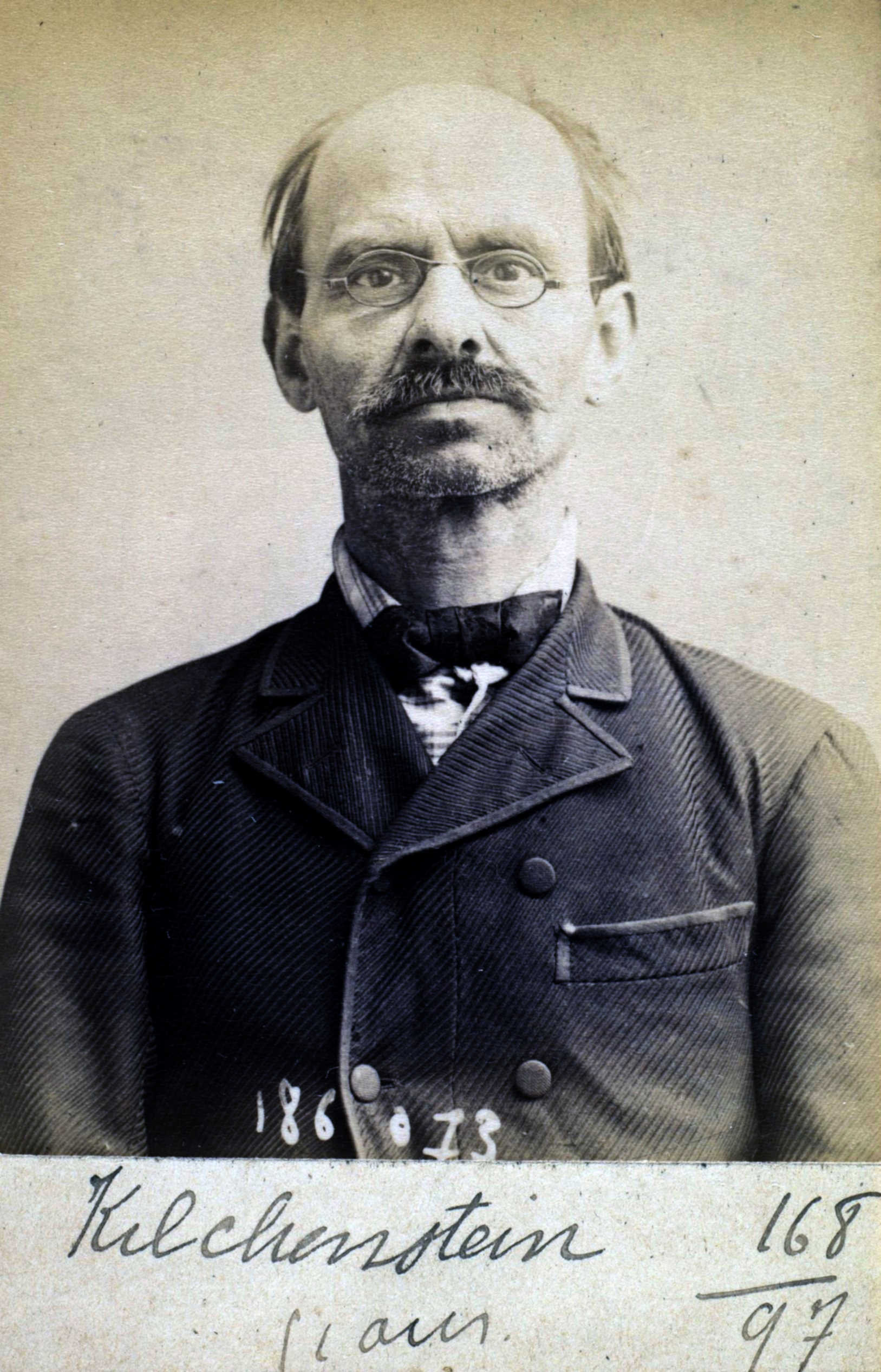 Foto policíaca de Dominique Kilchenstein (23 d'abril de 1892)