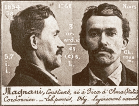 Foto antropomètrica de Constant Magnani (ca. 1894)