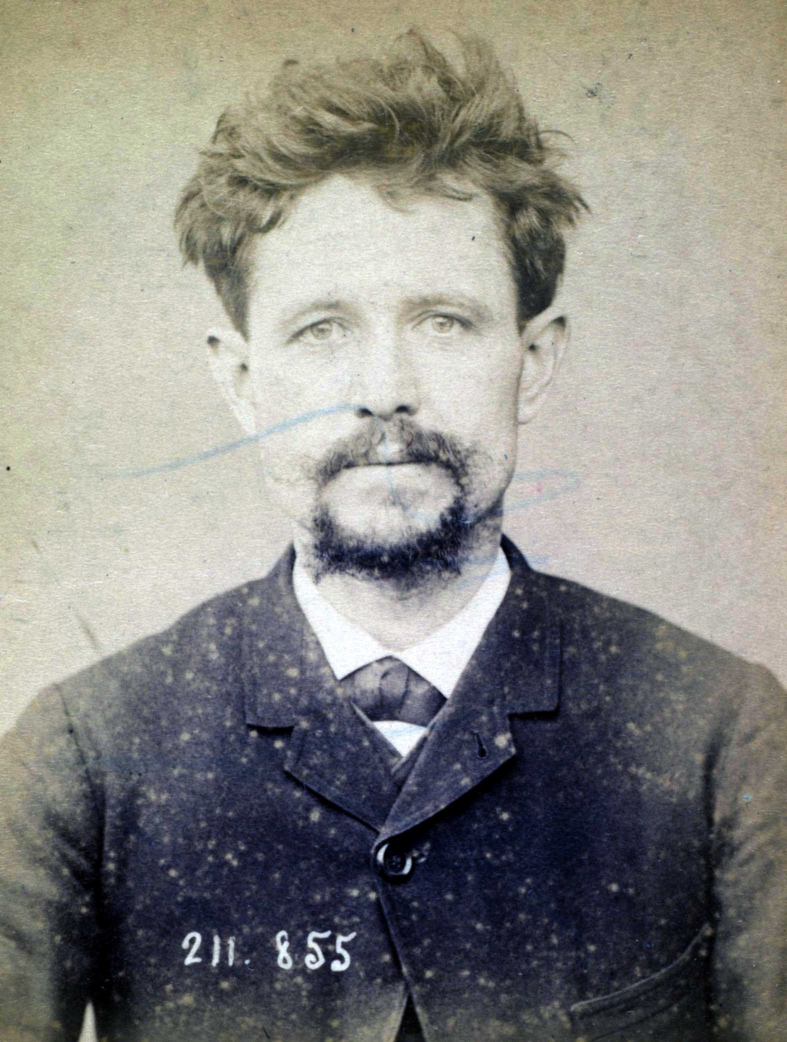Foto policíaca de Jacques Mérigeau (19 de desembre de 1893)